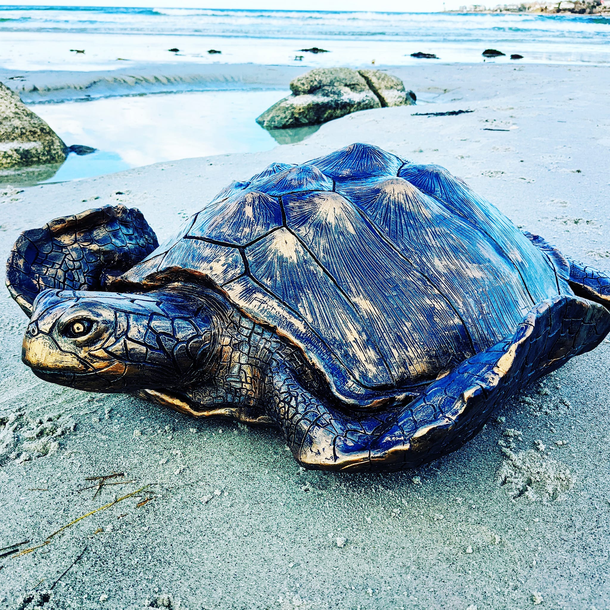 Valentina the Turtle by Elisa Vanelli Sculptor